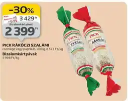 Auchan PICK Rákóczi szalámi ajánlat