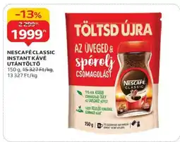 Auchan NESCAFÉ Classic Instant Kávé Utántöltő ajánlat