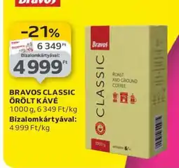 Auchan BRAVOS Classic őrölt kávé ajánlat