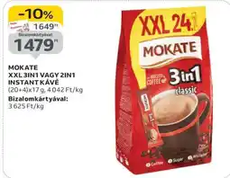 Auchan Mokate XXL 3in1 vagy 2in1 Instant Kávé ajánlat