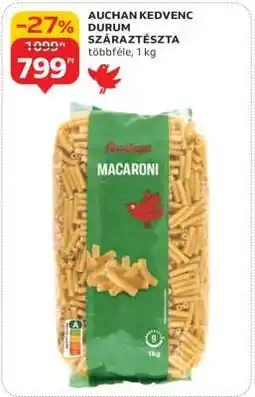 Auchan Auchan Kedvenc Durum Száraztészta ajánlat