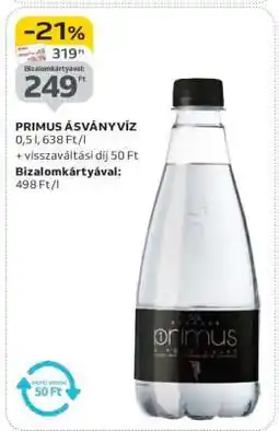 Auchan PRIMUS ÁSVÁNYVÍZ ajánlat