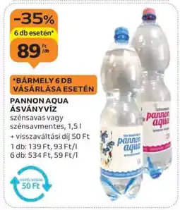 Auchan Pannon Aqua Ásványvíz ajánlat