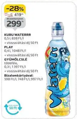 Auchan Kubu Waterrr ajánlat