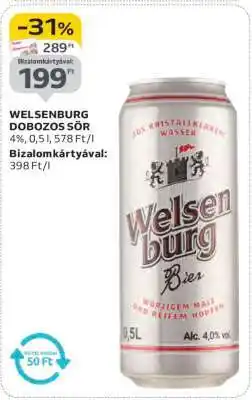 Auchan Welsenburg Dobozos Sör ajánlat