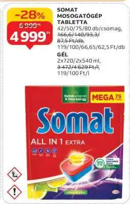 Auchan Somat Mosogatógép Tabletta ajánlat