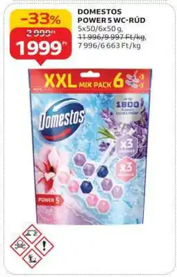 Auchan DOMESTOS POWER 5 WC-RÚD ajánlat