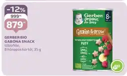 Auchan GERBER BIO GABONA SNACK ajánlat