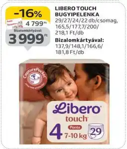 Auchan LIBERO TOUCH BUGYIPELENKA ajánlat