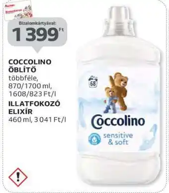 Auchan Coccolino Öblítő ajánlat