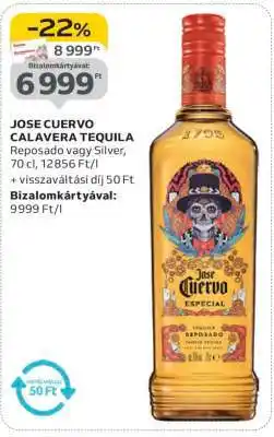 Auchan JOSE CUERVO CALAVERA TEQUILA ajánlat