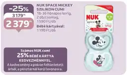 Auchan NUK SPACE MICKEY SZILIKON CUMI ajánlat