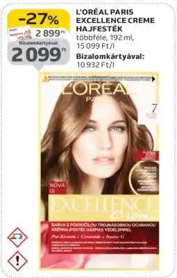 Auchan L'Oréal Paris Excellence Creme Hajfesték ajánlat