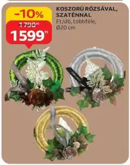 Auchan KOSZORÚ RÓZSÁVAL, SZATÉNNAL ajánlat