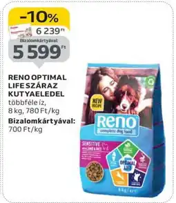 Auchan Reno Optimal Life Száraz Kutyaeledel ajánlat