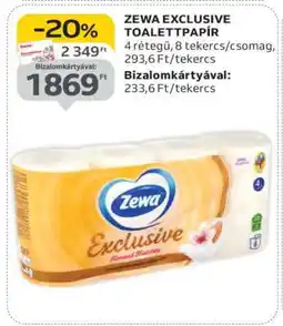 Auchan ZEWA EXCLUSIVE TOALETTPAPÍR ajánlat