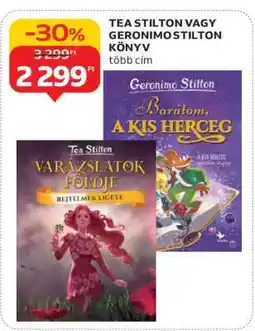 Auchan Tea Stilton vagy Geronimo Stilton könyv ajánlat