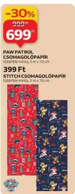 Auchan PAW Patrol csomagolópapír ajánlat