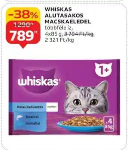 Auchan Whiskas alutasakos macskaeledel ajánlat