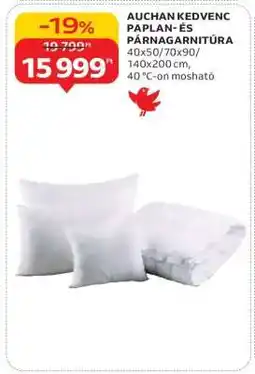 Auchan AUCHAN KEDVENC PAPLAN- ÉS PÁRNAGARNITÚRA ajánlat