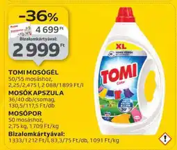 Auchan TOMI Mosógél ajánlat