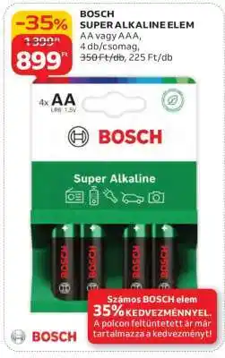 Auchan BOSCH SUPER ALKALINE ELEM ajánlat