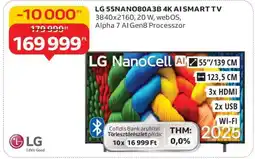 Auchan LG 55NANO80A3B 4K AI SMART TV ajánlat