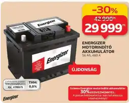 Auchan ENERGIZER MOTORINDÍTÓ AKKUMULÁTOR ajánlat