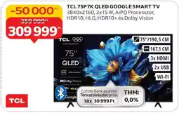 Auchan TCL 75P7K QLED Google Smart TV ajánlat