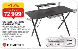 Auchan GENESIS HOLM 300 GAMER ASZTAL ajánlat