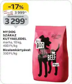 Auchan MY DOG SZÁRAZ KUTYAELEDEL ajánlat