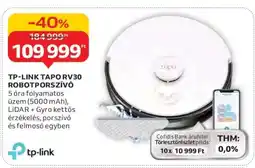 Auchan TP-LINK TAPO RV30 ROBOTPORSZÍVÓ ajánlat