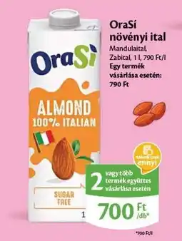 EcoFamily OraSí növényi ital ajánlat