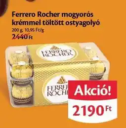 EcoFamily Ferrero Rocher mogyorós krémmel töltött ostyagolyó ajánlat