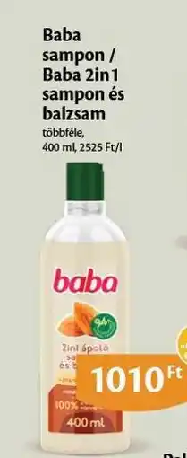 EcoFamily Baba sampon/Baba 2in1 sampon és balzsam ajánlat