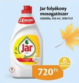 EcoFamily Jar folyékony mosogatószer ajánlat