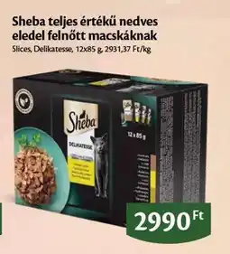 EcoFamily Sheba teljes értékű nedves eledel felnőtt macskáknak ajánlat