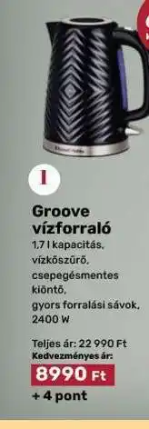 EcoFamily Groove vízforraló ajánlat