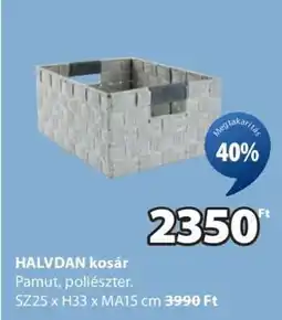 JYSK HALVDAN kosár ajánlat