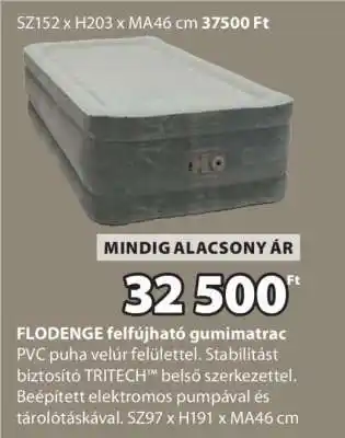 JYSK FLODENGE felfújható gumimatrac ajánlat