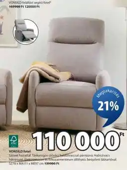 JYSK VONSILD fotel ajánlat