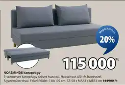 JYSK NORSMINDE kanapéágy ajánlat
