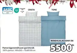 JYSK Pamut ágyneműhuzat-garnitúrák ajánlat