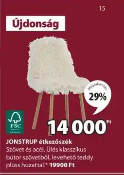 JYSK JONSTRUP étkezőszék ajánlat