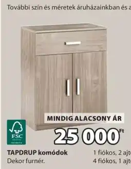 JYSK TAPDRUP komódok ajánlat