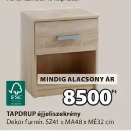 JYSK TAPDRUP éjjeliszekrény ajánlat