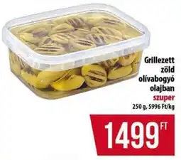 Coop Grillezett zöld olivabogyó olajban ajánlat