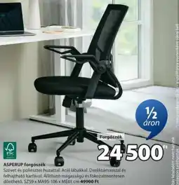 JYSK ASPERUP forgószék ajánlat