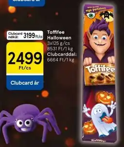 Tesco Toffifee Halloween ajánlat