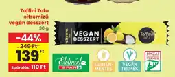 Spar Toffini Tofu citromízű vegán desszert ajánlat